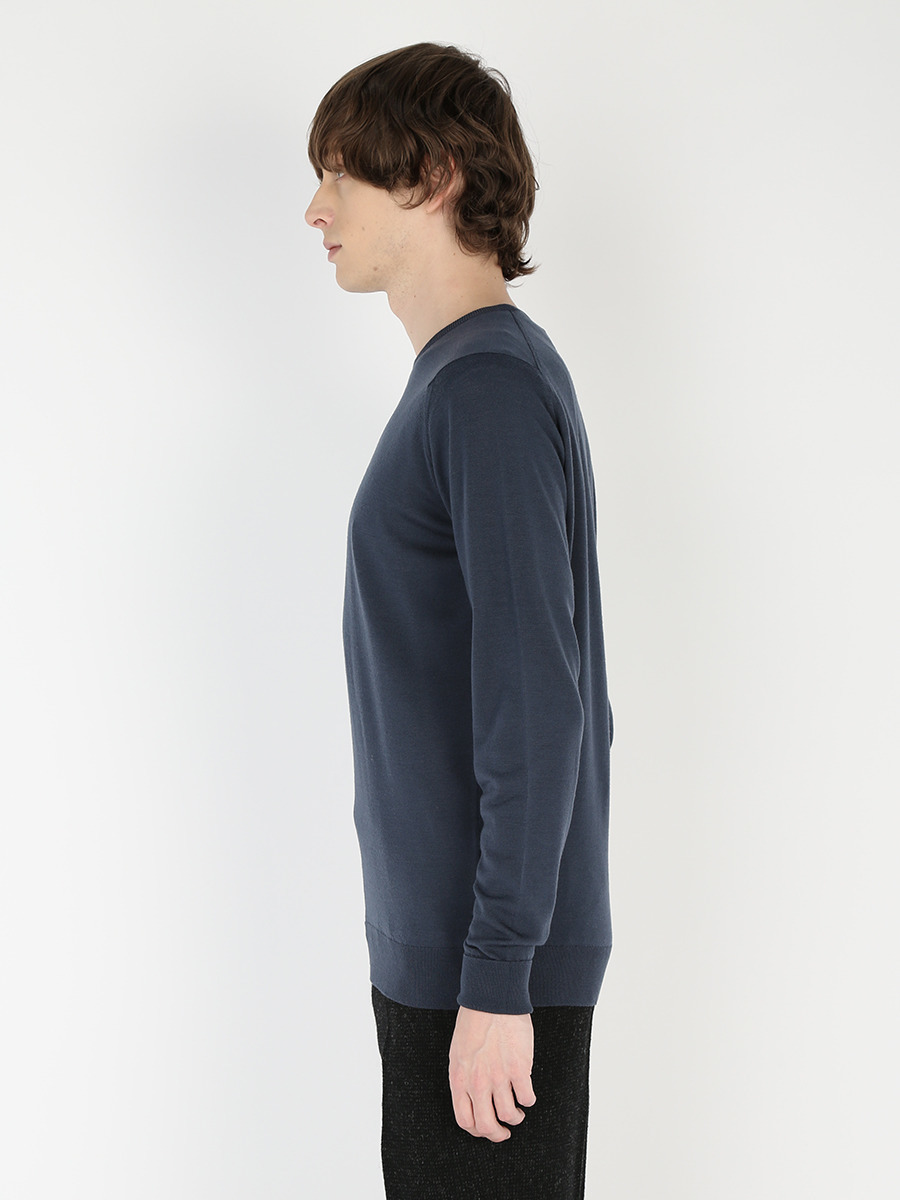 再入荷品 JOHN SMEDLEY メリノウール クルーネック ニット MARCUS - メンズ