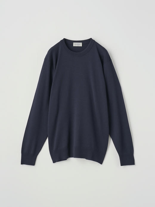 クルーネック長袖ニットプルオーバー | A4543 | 24G SWEATER SERIES 詳細画像 MIDNIGHT 1