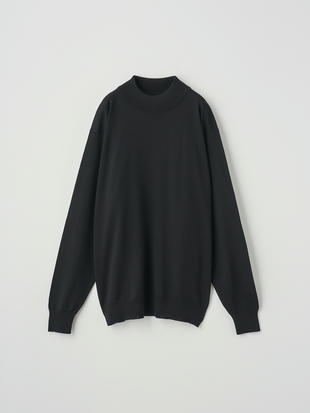 モックネック長袖ニットプルオーバー | A4546 | 24G SWEATER SERIES