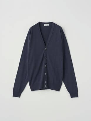 Ｖネック長袖ニットカーディガン | BURLEY | 24G STANDARD FIT