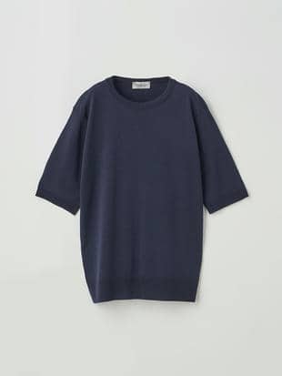 クルーネック半袖プルオーバー | ESTA | 30G MODERN FIT