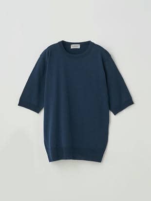 クルーネック半袖プルオーバー | ESTA | 30G MODERN FIT