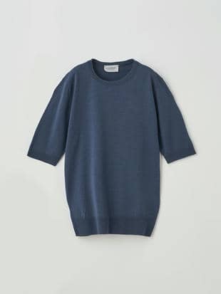 クルーネック半袖プルオーバー | ESTA | 30G MODERN FIT