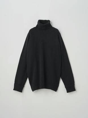 ［Eco Cashmere］カシミヤ混 オーバーサイズタートルネックプルオーバー | FAIRLIE | 7G