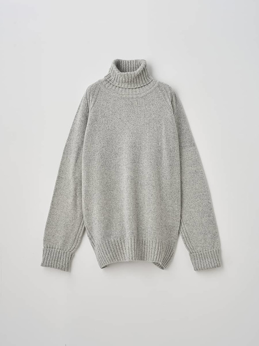 ［Eco Cashmere］カシミヤ混 オーバーサイズタートルネックプルオーバー | FAIRLIE | 7G 詳細画像 POLAR 2