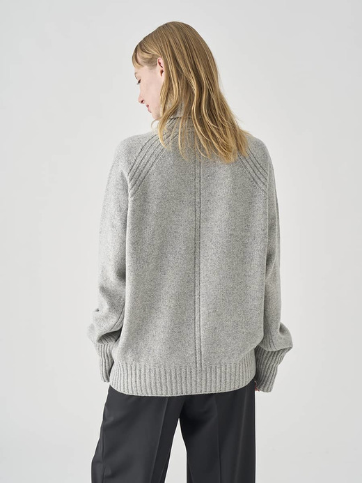 ［Eco Cashmere］カシミヤ混 オーバーサイズタートルネックプルオーバー | FAIRLIE | 7G 詳細画像 POLAR 6