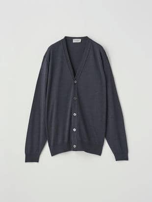 Ｖネック長袖カーディガン | HALIN | 30G MODERN FIT