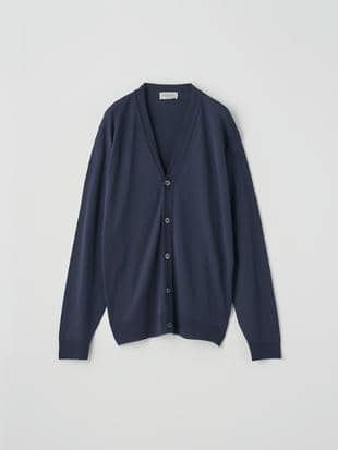 Ｖネック長袖ニットカーディガン | HALIN | 30G MODERN FIT