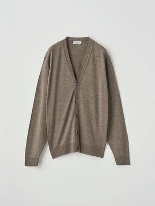 Ｖネック長袖ニットカーディガン | HALIN | 30G MODERN FIT