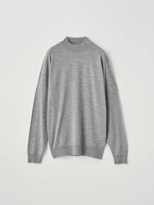 モックネック長袖ニットプルオーバー | KILDAY | 30G MODERN FIT