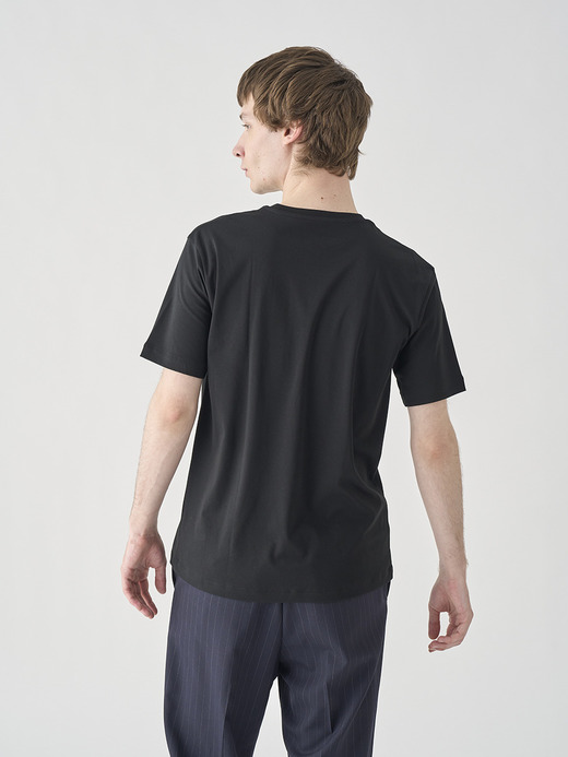 スビンコットンクルーネック半袖Ｔシャツ｜UTS912｜UNDERWEAR for MEN 詳細画像 NO2(L0348UTS912_ブラック) 5