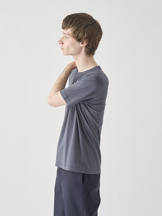 スビンコットンクルーネック半袖Ｔシャツ｜UTS912｜UNDERWEAR for MEN 詳細画像 NO3(L0348UTS912_チャコールグレー) 4