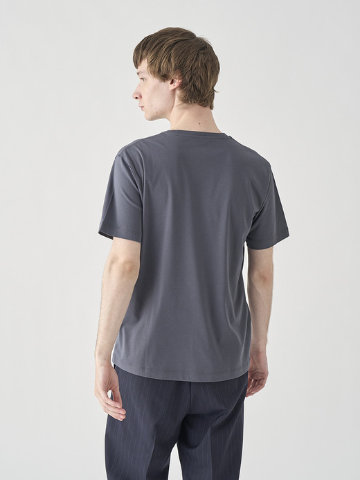 スビンコットンクルーネック半袖Ｔシャツ｜UTS912｜UNDERWEAR for MEN 詳細画像 NO3(L0348UTS912_チャコールグレー) 5