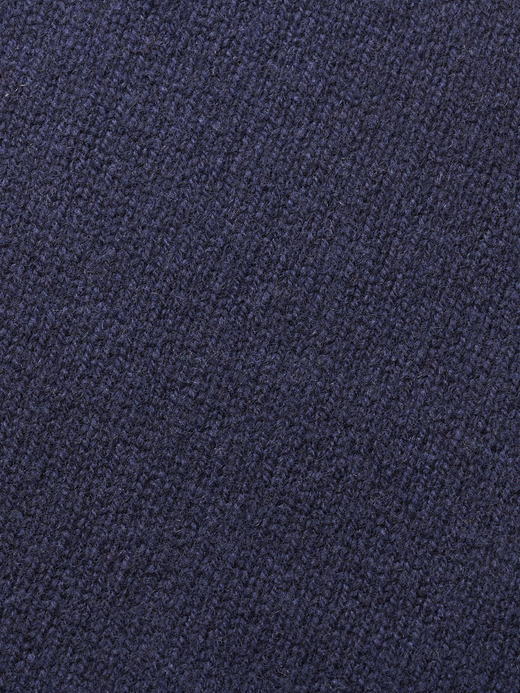 ［Eco Cashmere］カシミヤ混 ニットマフラー | QUARTZ | 7G 詳細画像 MIDNIGHT 2