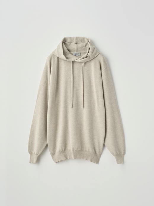 Ｗジャガード長袖フーディー | RAE | 30G STANDARD FIT 詳細画像 GREY FLEECE 1