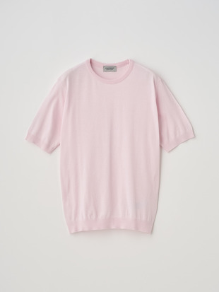 クルーネック半袖コットンニットＴシャツ | KIELL | 30G MODERN FIT