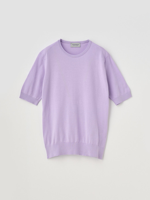 半袖コットンニットプルオーバー | NELL | 30G MODERN FIT 詳細画像 LILAC BREEZE 1