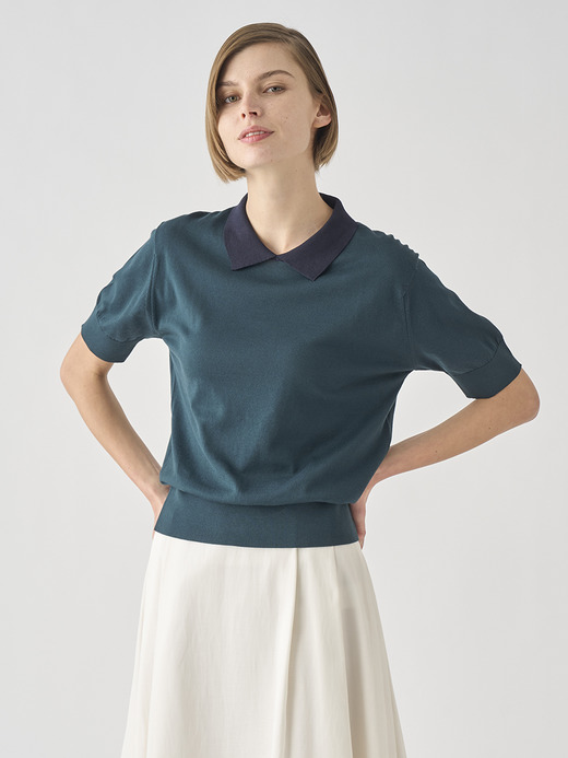 Bicolour Polo Shirt | S4485 | 30G 詳細画像 NO24(S4485) 1